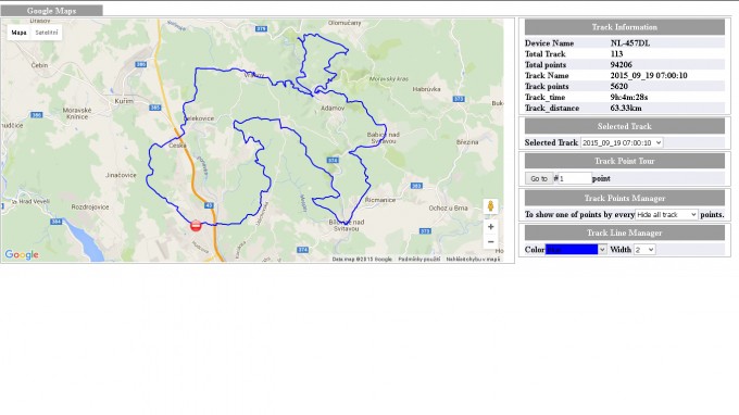 Mapa z EL